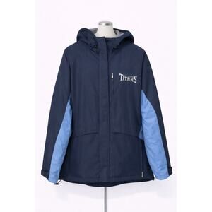 Tenessee Titans NFL Large Winter Coat Mens Size L Team Apparel Jacket Game Day